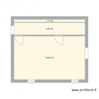 MAS 11 chambre et couloir plan