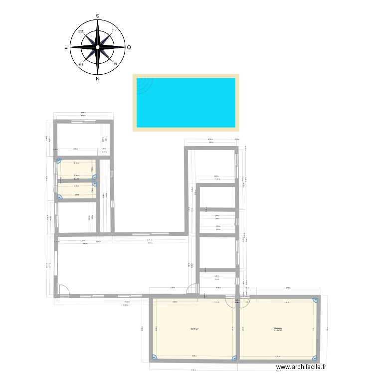 nico cecile 3. Plan de 3 pièces et 74 m2
