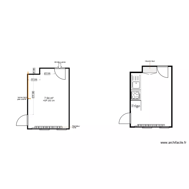 Bessou Castorama. Plan de 