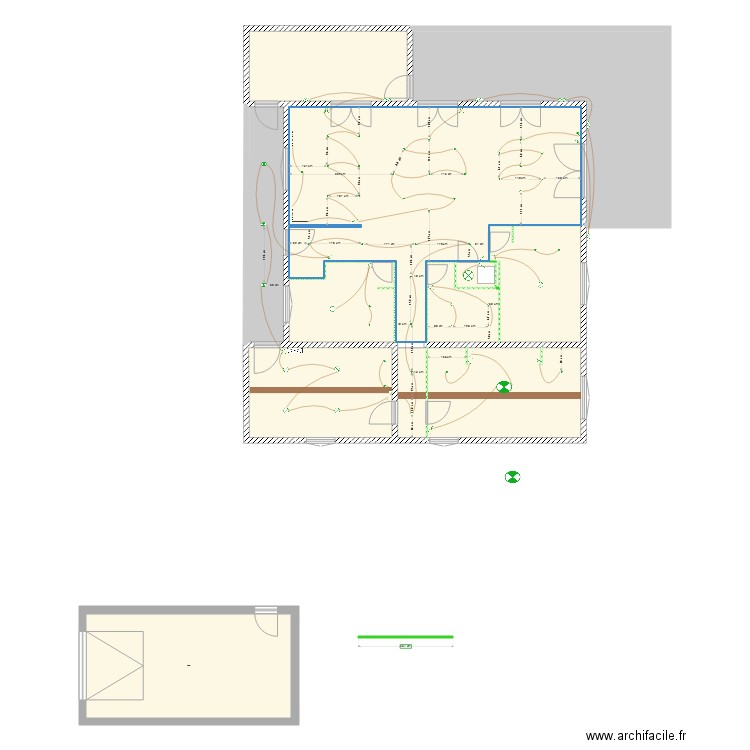 éclairage. Plan de 0 pièce et 0 m2