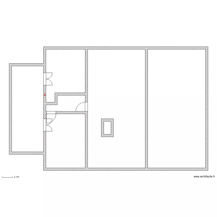 castagnac projet etage. Plan de 