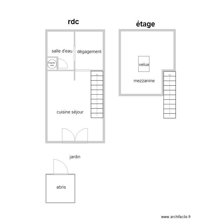 babault. Plan de 0 pièce et 0 m2