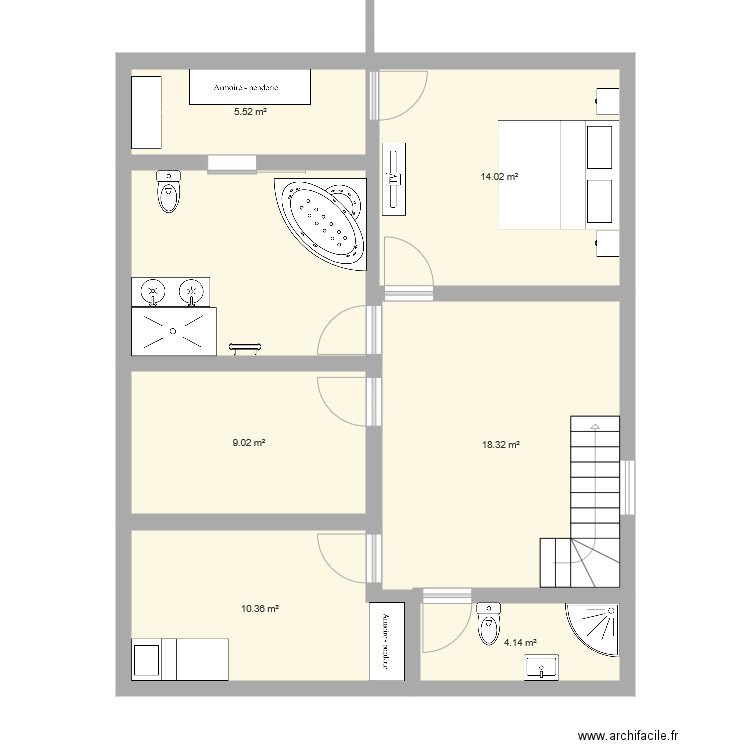 maison 2. Plan de 0 pièce et 0 m2