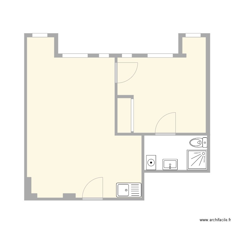 Appartement 75012. Plan de 0 pièce et 0 m2