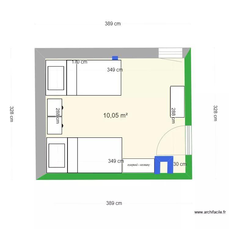 chambre marmotte. Plan de chambre marmotte. Plan de