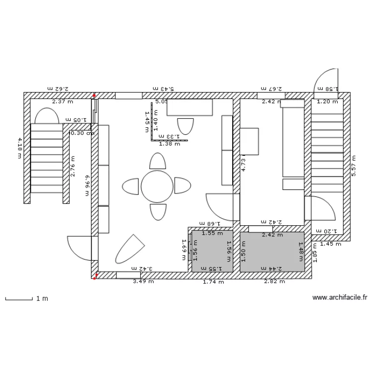 Bureau Marcelle. Plan de 