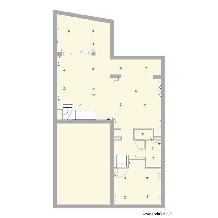 rez SJ. Plan de 0 pièce et 0 m2