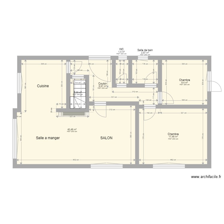 maison sam apres traveaux 1. Plan de 0 pièce et 0 m2