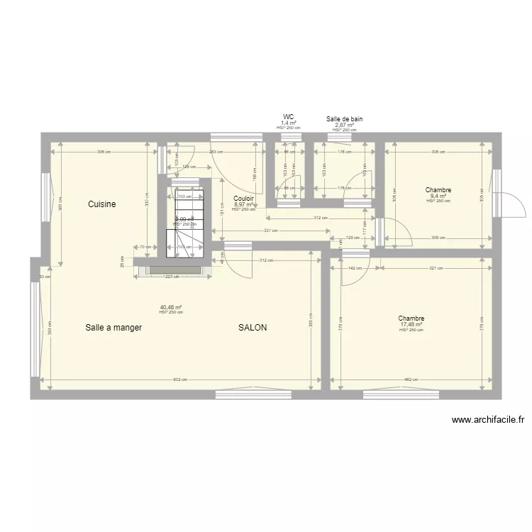 maison sam apres traveaux 1. Plan de 