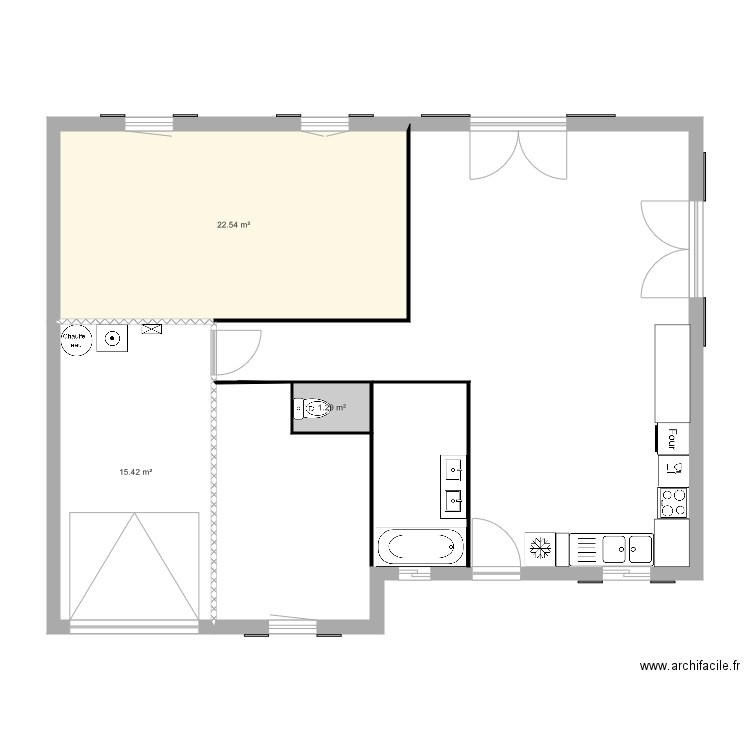 Maison CAMUS 80m. Plan de 0 pièce et 0 m2