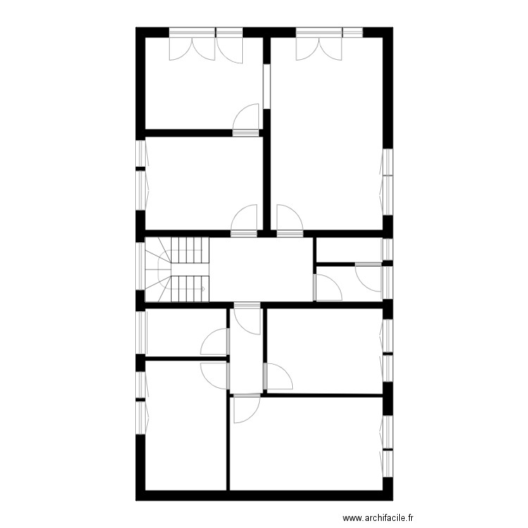 CPR Montier sur saulx. Plan de 19 pièces et 252 m2