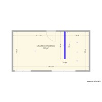 Chambre modifiée travaux