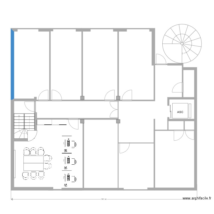 Pasteur RH R5. Plan de 0 pièce et 0 m2