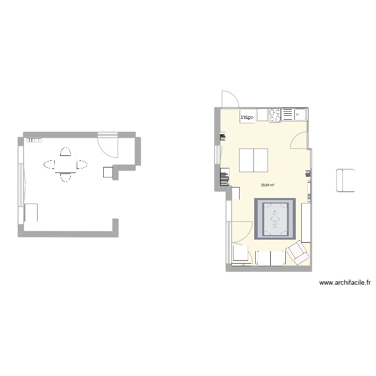 Nouveau salon. Plan de 0 pièce et 0 m2