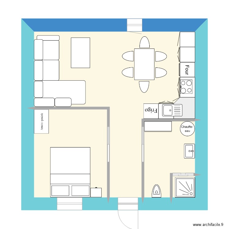 Marie Bey. Plan de 0 pièce et 0 m2