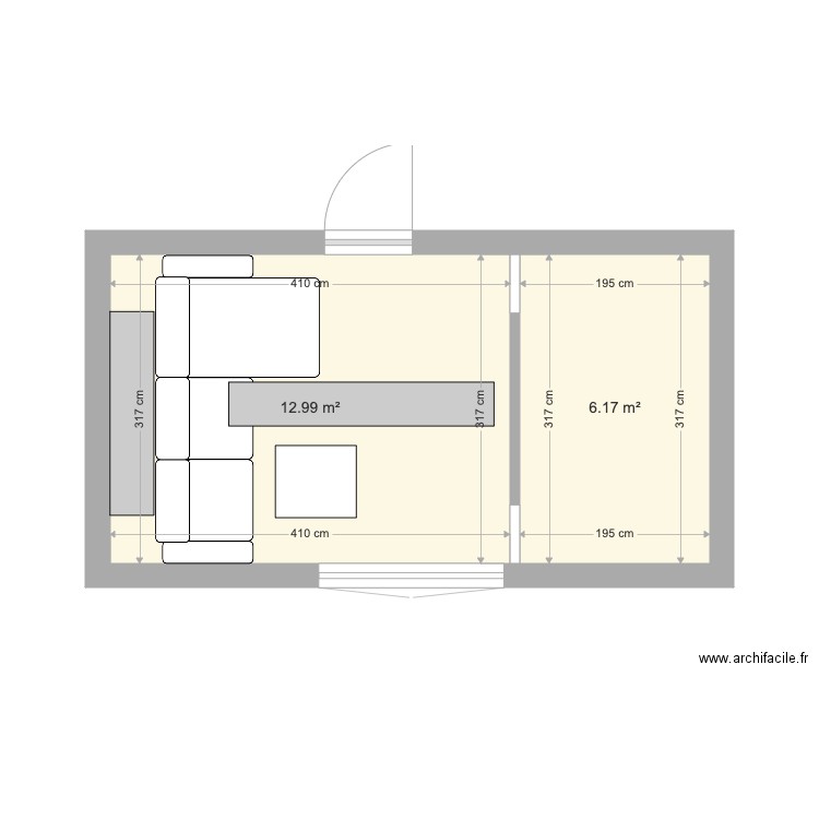 salon tv. Plan de 0 pièce et 0 m2