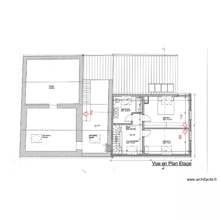 Plan Alarme  Etage. Plan de 