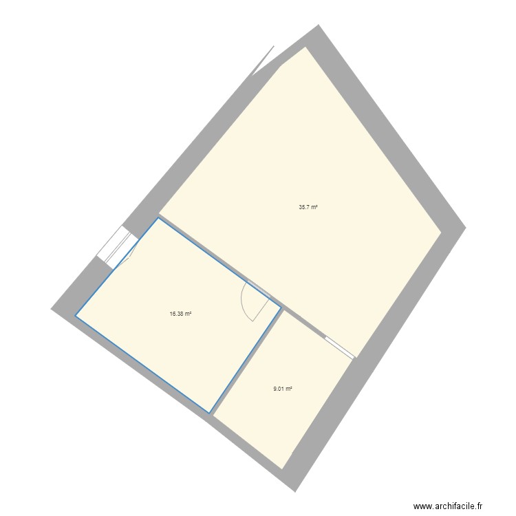 1ER ETAGE V3. Plan de 0 pièce et 0 m2