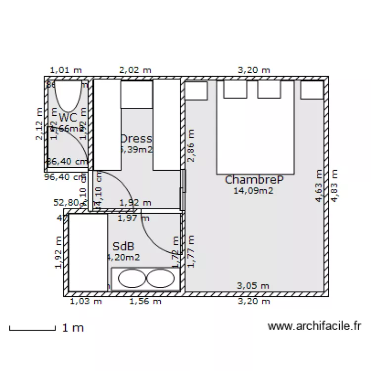 EssKy_SuiteP_Dress_SdB_WC. Plan de EssKy_SuiteP_Dress_SdB_WC. Plan de