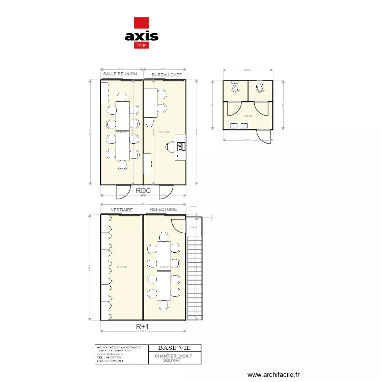 AXIS LYON 7 AQU ART. Plan de 