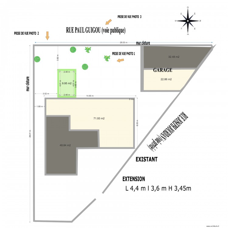 Plan. Plan de 0 pièce et 0 m2