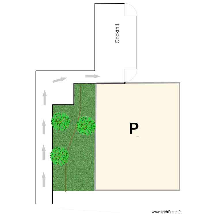 Plan 2. Plan de 2 pièces et 785 m2