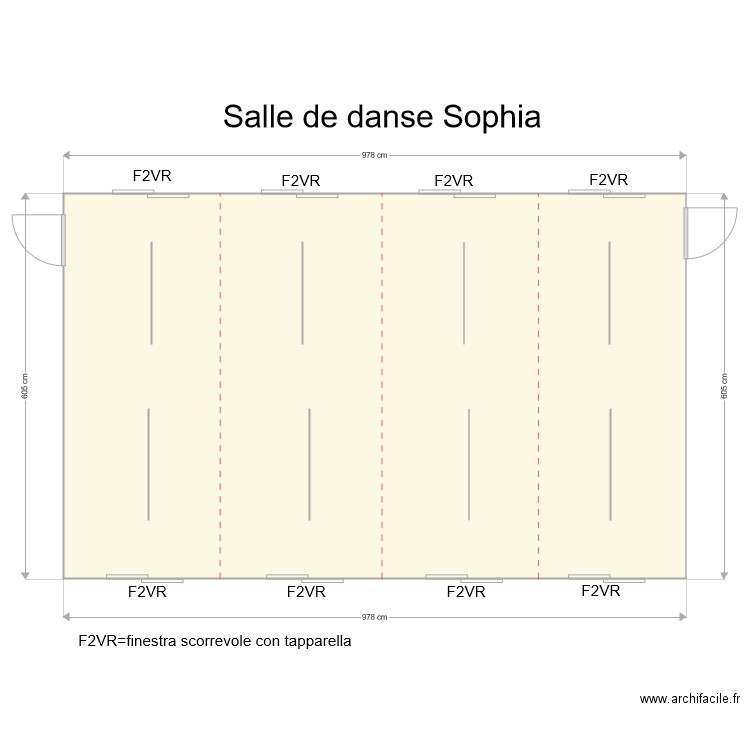 amadeus salle de danse Sophia. Plan de 0 pièce et 0 m2