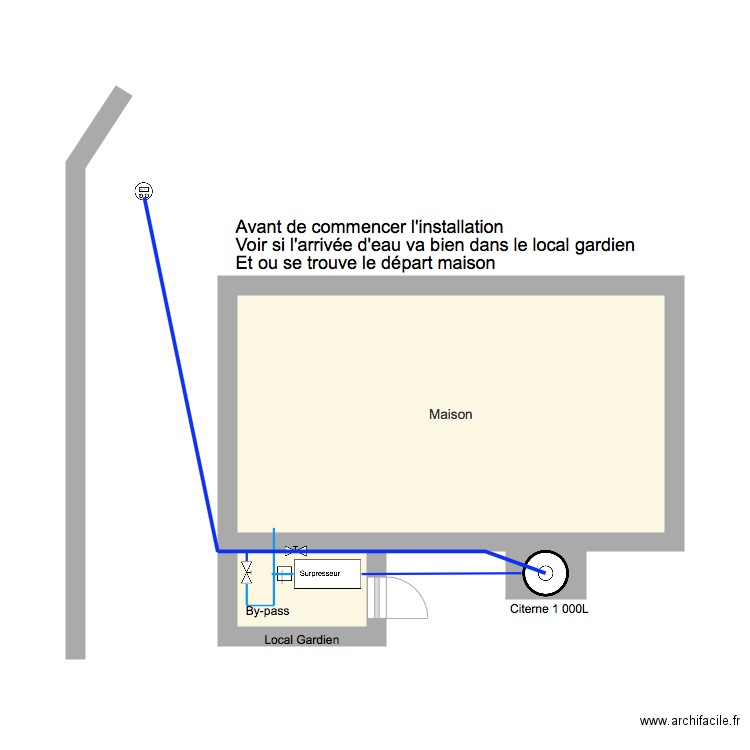 Installation surpresseur Mahatony. Plan de 0 pièce et 0 m2