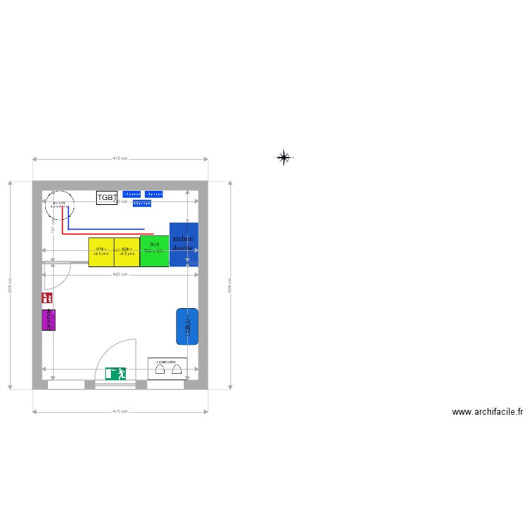 PLAN LAVERIE HOUILLE. Plan de 0 pièce et 0 m2