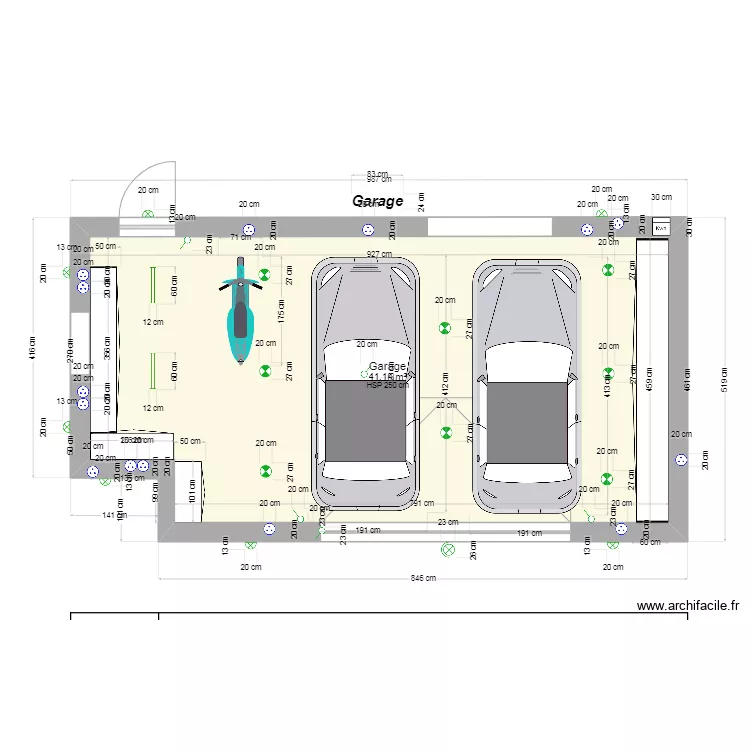 Garage. Plan de Garage. Plan de