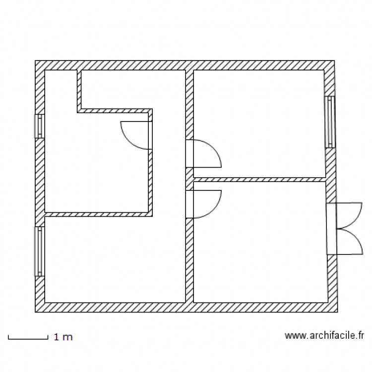 1 er Etage LACHAUX. Plan de 0 pièce et 0 m2