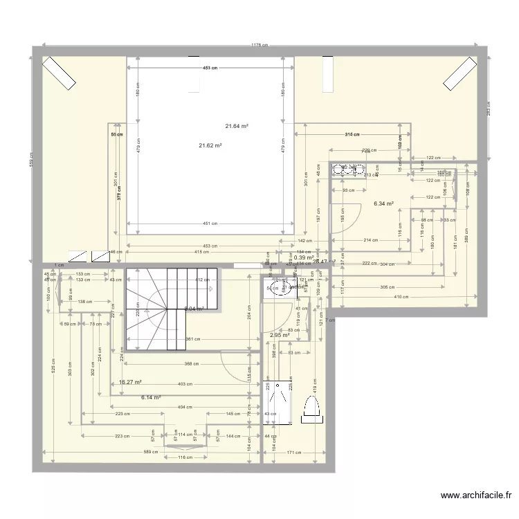 Plan Etage Existant . Plan de 