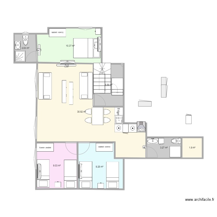 piscine bis. Plan de 0 pièce et 0 m2