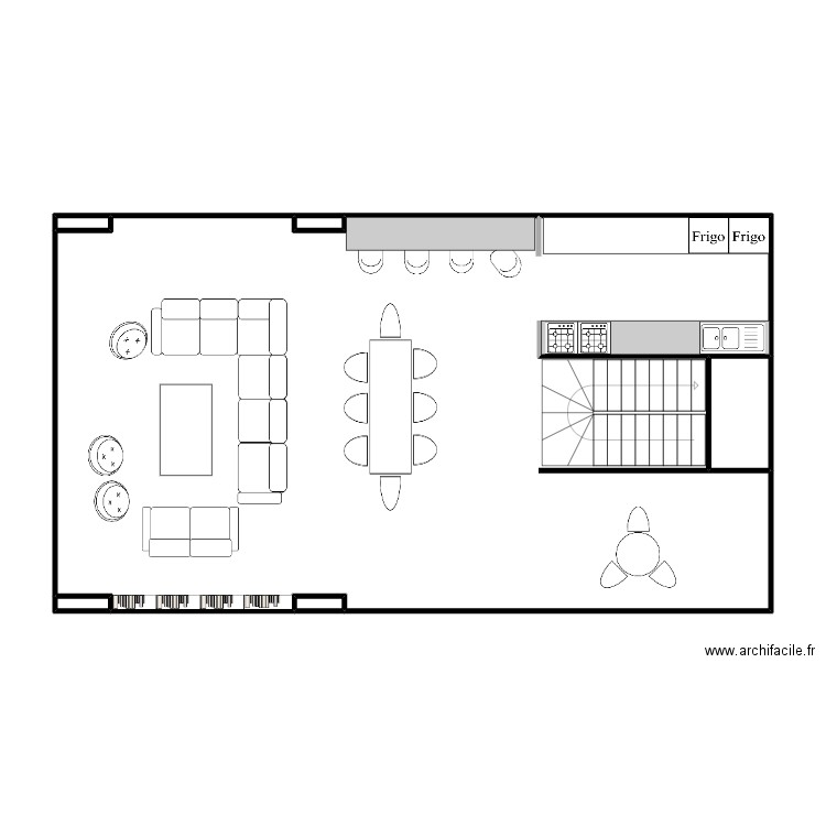 alsemburg 34   Duples 2eme. Plan de 6 pièces et 91 m2