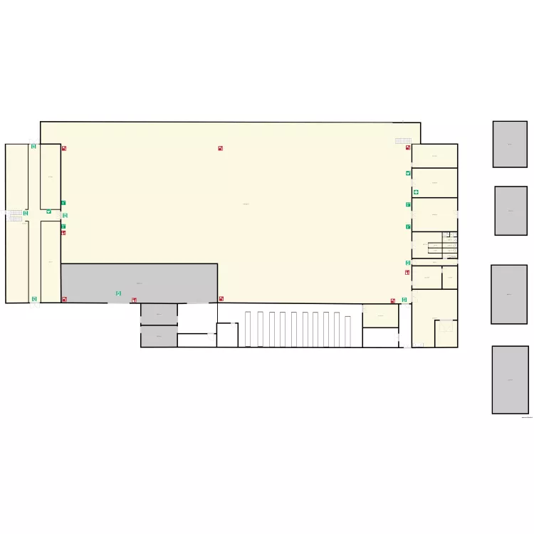 Plan Hangar. Plan de 