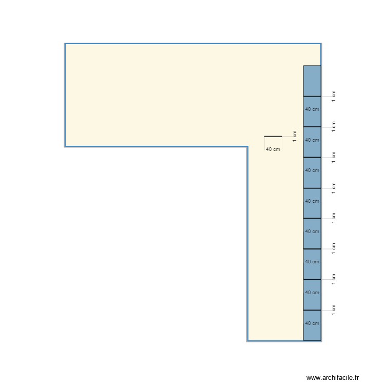 trottoir chalet 42 2. Plan de 0 pièce et 0 m2