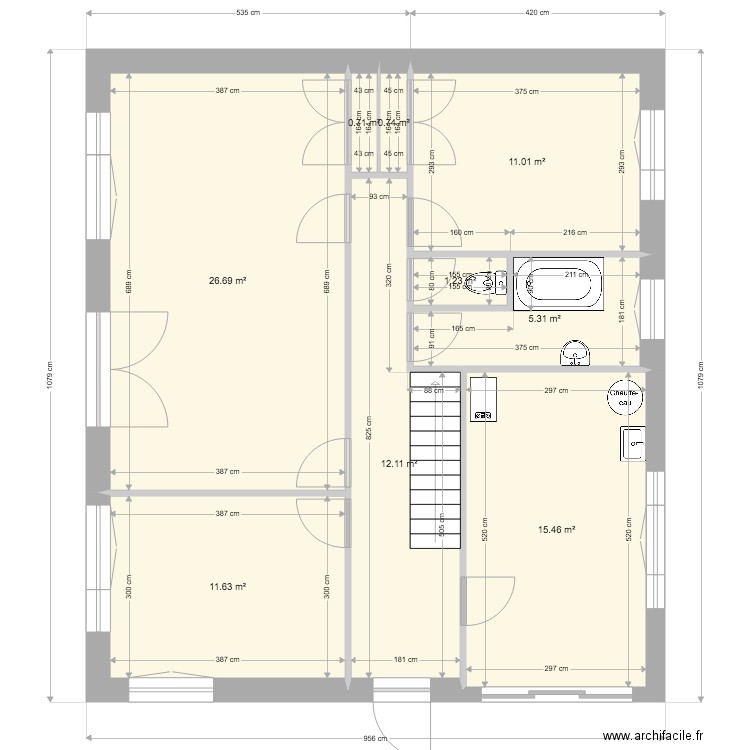 Plan  kerbasguen. Plan de 0 pièce et 0 m2