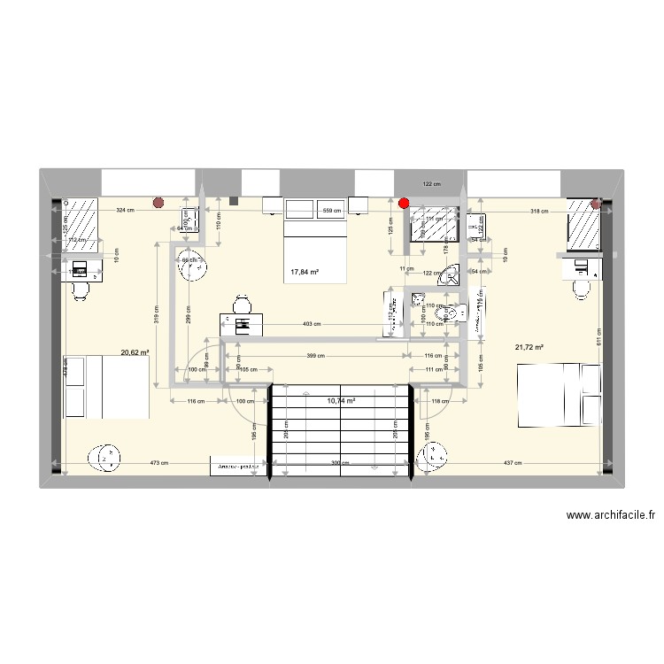 Plan La Villa Zen - 2EME V1. Plan de 0 pièce et 0 m2