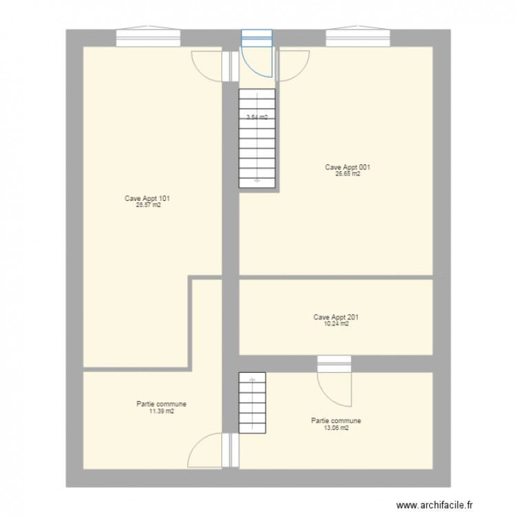 L OREADE SOUS SOL . Plan de 0 pièce et 0 m2