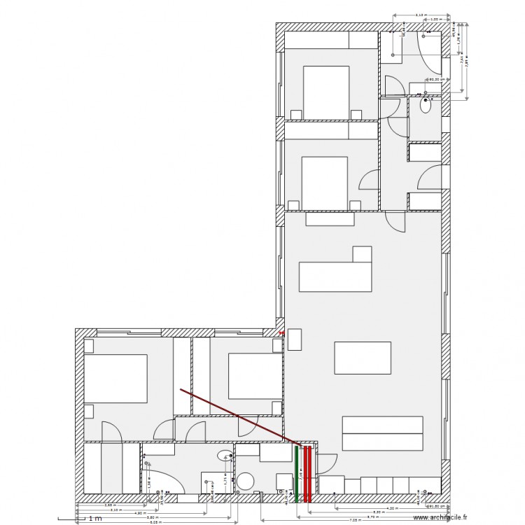 Insertions PER et Assainissement. Plan de 0 pièce et 0 m2