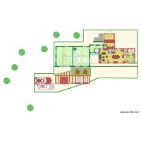 PLAN GARAGE AVEC SALON RDC ET ATELIER ETAGE 4