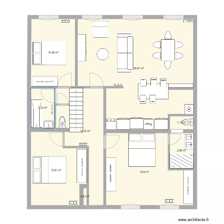 Borghese 1-1. Plan de 