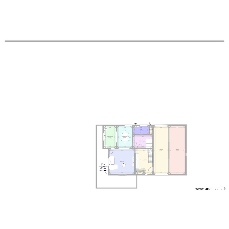 RDC Version 2 garage. Plan de 10 pièces et 150 m2