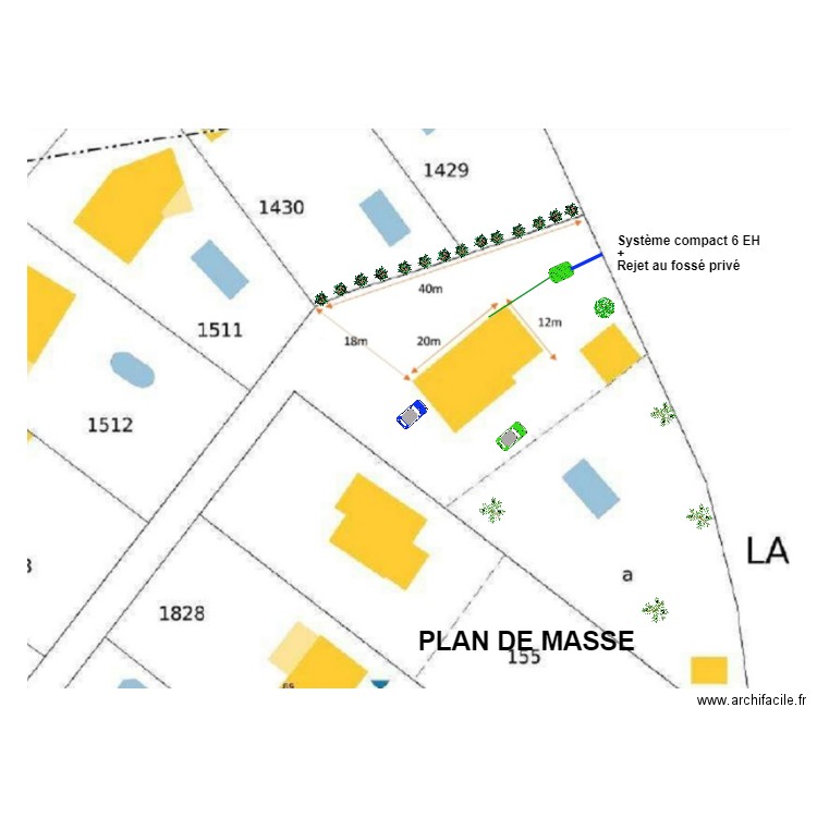 Le Vavasseur. Plan de 0 pièce et 0 m2