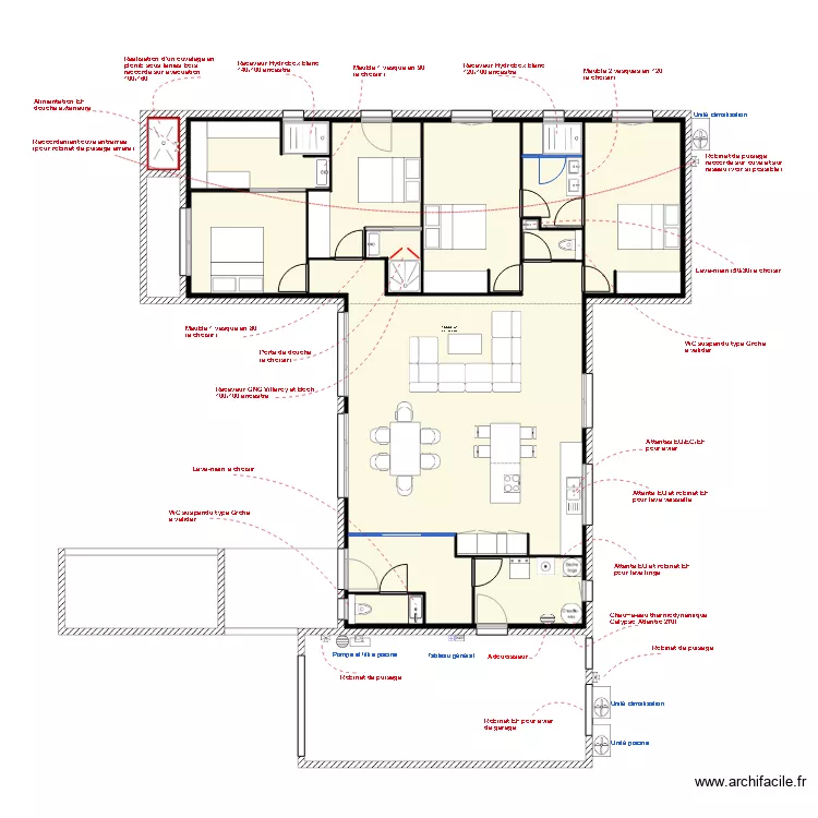 Plan Gary sanitaires. Plan de Plan Gary sanitaires. Plan de