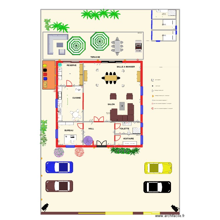 MAISON KIGALI 18-11-2025. Plan de 20 pièces et 1603 m2