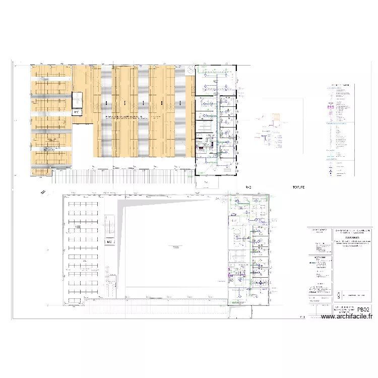 Maxadom Mesure R+1 et R+2. Plan de 