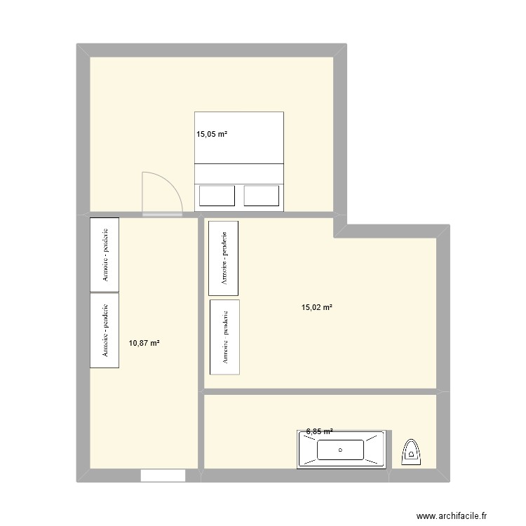étage. Plan de 0 pièce et 0 m2