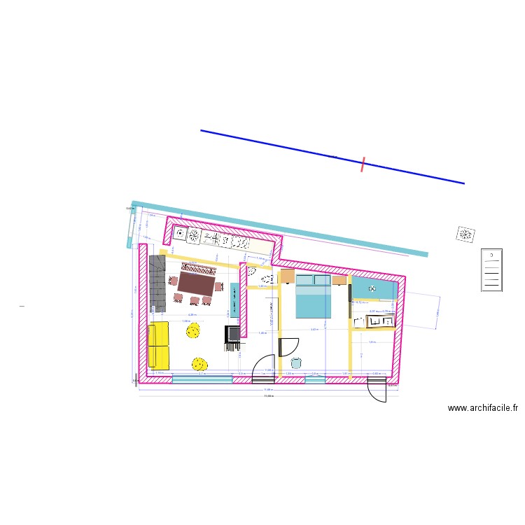 Port-Blanc Plan 29/08 SDB VAL. Plan de 0 pièce et 0 m2