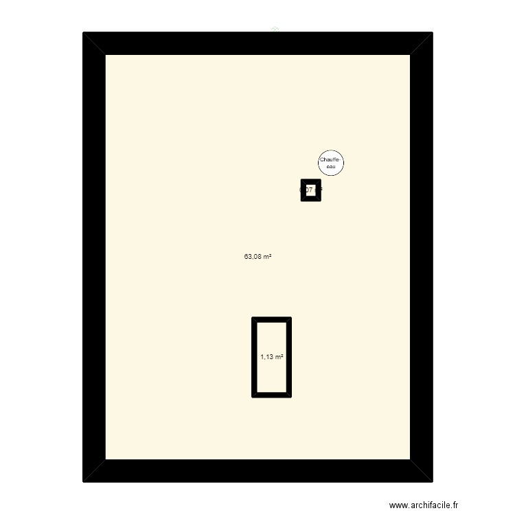 Keraudren ancien. Plan de 9 pièces et 129 m2